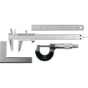 Jeu d'instruments de mesure 4 pièces PROMAT