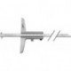 Jauge de profondeur DIN862 200 mm règle de mesure à déport 8 x 3 mm HELIOS PREISSER