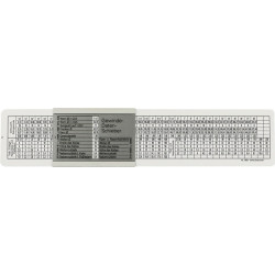Réglet pour filetage DIN adapté à M/MF/BSW/G plastique PROMAT