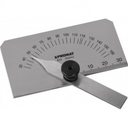 Jauge d'affûtage pour forets hélicoïdaux avec angle régl. de 30 degr. à 160 degr. PROMAT