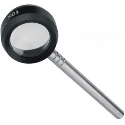 Loupe à main Tech-Line agrandissement 8x D. de lentille 28 mm SCHWEIZER