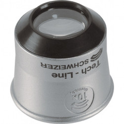 Loupe d'horloger Tech-Line agrandissement 8x D. de lentille 228 mm SCHWEIZER