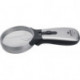 Loupe à main à éclairage Tech-Line CLASSIC agrandissement 2x/4x LED D. de lentille 70/20 mm SCHWEIZER