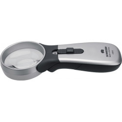 Loupe à main à éclairage Tech-Line CLASSIC agrandissement 4x LED D. de lentille
