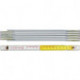 Épaisseur branches 9802 longueur 2 m largeur 16 mm mm/cm EG III hêtre blanc-jaune BMI