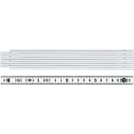 Épaisseur branches 1041 longueur 1 m mm/cm EG III plastique blanc BMI