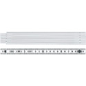 Épaisseur branches 1041 longueur 1 m mm/cm EG III plastique blanc BMI