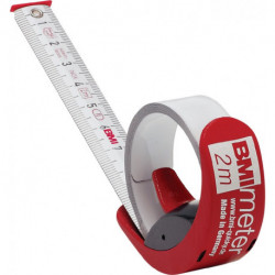 Mètre-ruban de poche BMImeter longueur 2 m largeur 16 mm mm/cm EG II fonction de règle en plastique plastique fonction règle BMI