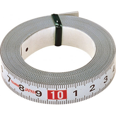 Mètre-ruban longueur 5 m largeur de bande 13 mm mm/cm autocollant TAJIMA
