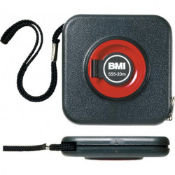 Mètre-ruban de capsule 555 longueur 10 m largeur de bande 10 mm mm/cm EG II réglet en acier BMI