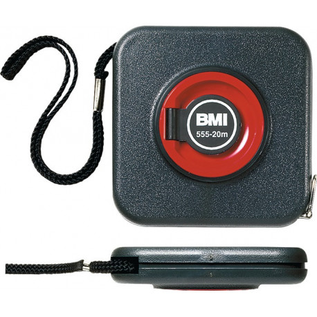 Mètre-ruban de capsule 555 longueur 20 m largeur de bande 10 mm mm/cm EG II rég