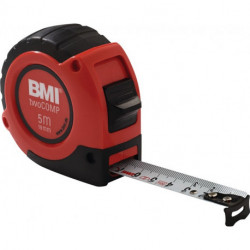Mètre-ruban de poche twoComp longueur 2 m largeur 16 mm mm/cm EG II ABS automatique ABS automatique SB BMI