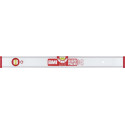 Niveau à bulles ALUSTAR 20 cm aluminium argent ± 0,5 mm/m BMI