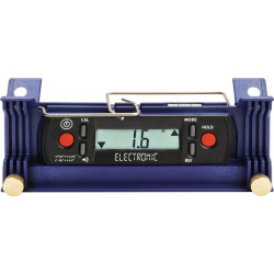 Niveau d'inclinaison 0 degr.-90 degr. longueur 20 cm plastique bleu ± 0,05degr.-0,2degr. PROMAT
