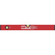 Niveau à bulles SUPERSTAR 200 cm aluminium rouge ± 05 mm/m avec aimant BMI