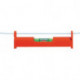 Niveau à bulle à ficelle SWW 7,8 cm plastique rouge STABILA