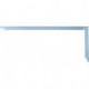 Équerre de charpentier longueur du poteau 1000 x 380 mm sans perforations de mar