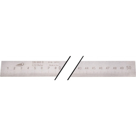 Jalon DIN 866/II longueur 1000 mm acier HELIOS PREISSER