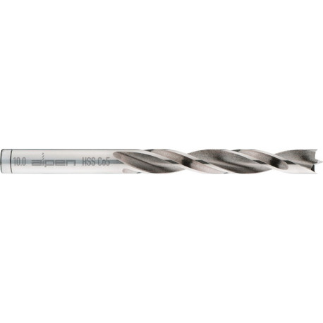Foret hélicoïdal à bois 633 D. 14 mm longueur totale 160 mm HSS-Co5 ALPEN