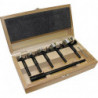 Jeu de forets à façonner Black Shark 6 pièces D. 35 40 50 60 68 mm + rallong
