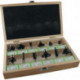 Jeu de fraises 973CT12A06 carbure D. de la tige 8 mm 12 pièces FISCH-TOOLS