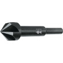 Fraise conique type 0600 13 mm longueur totale 90 mm longueur de la tige 30 mm