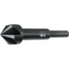 Fraise conique type 0600 13 mm longueur totale 90 mm longueur de la tige 30 mm