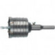 Trépan à percussion D. nominal 68 mm longueur totale 120 mm pour prises tige à s