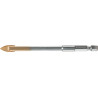 Foret pour le verre/le carrelage D. 10 mm longueur totale 130 mm