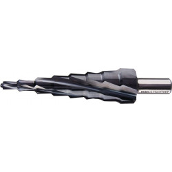 Foret étagé ULTIMATECUT plage de perçage 6-27 mm HSS RUnaTEC goujures hélicoïdal