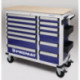 Établi roulant PLUS L extérieure1150xP500xH1015 mm nombre de tiroirs 13 30 kg 500 kg PROMAT
