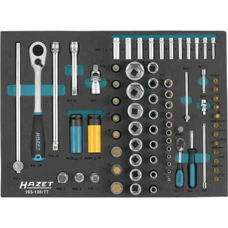 Module à outils 163-138/77 77 pièces HAZET