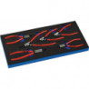 Module à outils 6 pièces module 1/3 bagues intérieures/ext. J0-21/A0-21 KNIPEX
