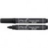 Marqueur permanent classique noir graduation 1-4 mm pointe ronde PICA (Par 10)