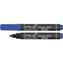Marqueur permanent classique bleu Degrésuation 1-4 mm pointe ronde PICA (Par 10)