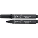 Marqueur permanent classique noir Degrésuation 2-6 mm pointe conique PICA (Par 10)