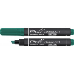 Marqueur permanent classique vert Degrésuation 2-6 mm pointe conique PICA (Par 10)