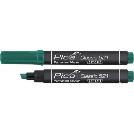 Marqueur permanent classique vert Degrésuation 2-6 mm pointe conique PICA (Par 10)