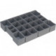 Kit de compartimentage L-BOXX K3 l.378xP313xH65 mm tiroirs gris BS SYSTEMS