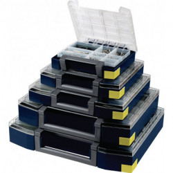 Coffret d'assortiment boxxser L421xP361xH78mm 25 compartiments avec grille profilée RAACO