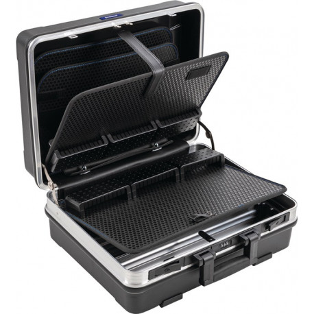 Valise rigide l.xPxH mm avec module à outils 29 l plastique ABS cadre en alumini