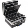 Valise rigide largeur int.485xP230xH375 mm matériau HDPE 42 l cadre en aluminium PROMAT