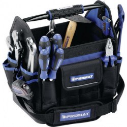 Trousse à outils l.230xP310xH350 mm 10 l nylon 1680D résistante à l’eau PROMAT