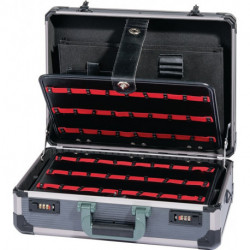 Mallette à outils l.460xP340xH165 mm Pochette aluminium