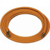 Tuyau pour gaz propane 4x4 mm M10 x 1 LH x G3/8 po. LH haute pression longueur 3
