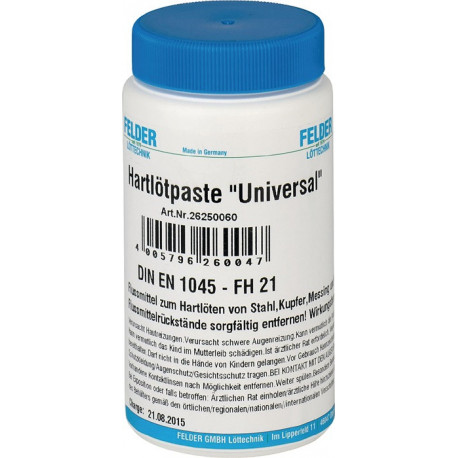 Pâte de brasage fort universel 800-1100 deTaille C 500 g bouteille FELDER
