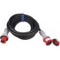 Rallonge CEE 63 A 400 V 50 m H07RN-F 5 x 16 mm² noir IP44