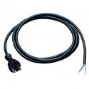 Câble de liaison H07RN-F 3 x 15 mm² 5 m avec fiche centrale noire pour l’intéri