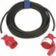 Rallonge CEE avec inverseur de phase 32 A 400 V 25 m H07RN-F 5 x 4 mm² noir IP44