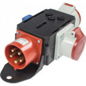 Adaptateur CEE MIXO MOSEL 1x fiche CEE 400 V 32 A 5 pôles IP44 AS-SCHWABE